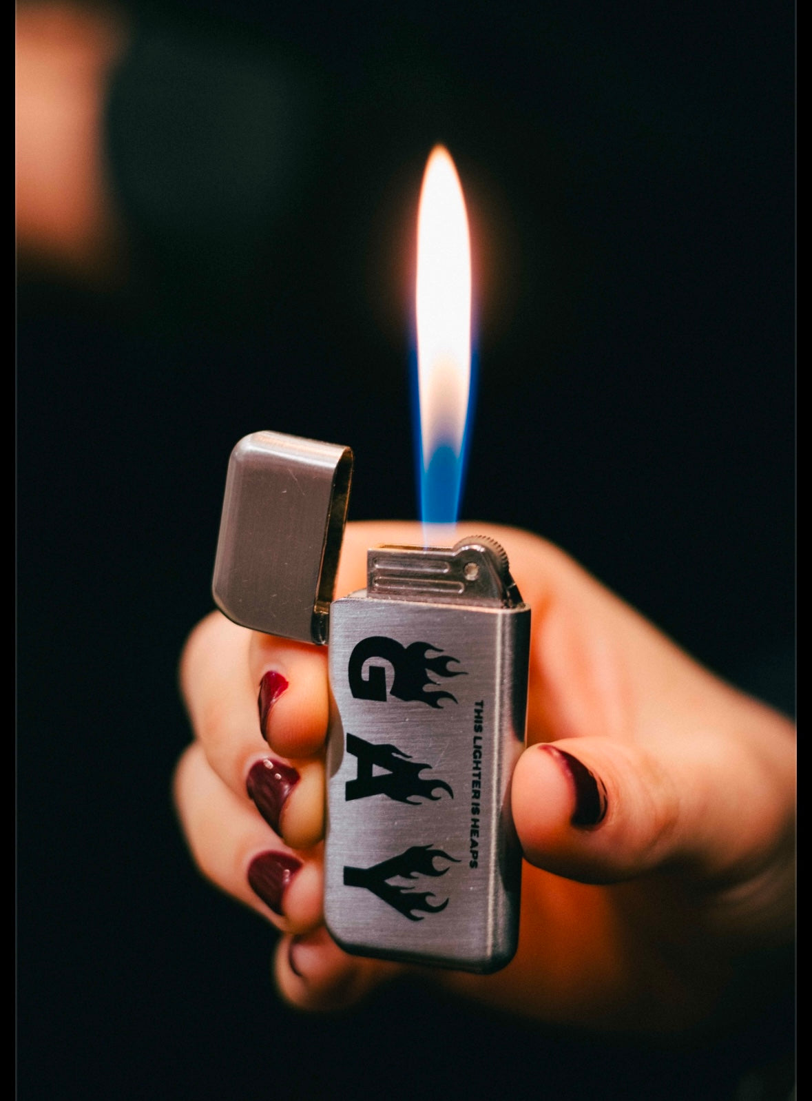 Heaps Gay Flaming Lighter