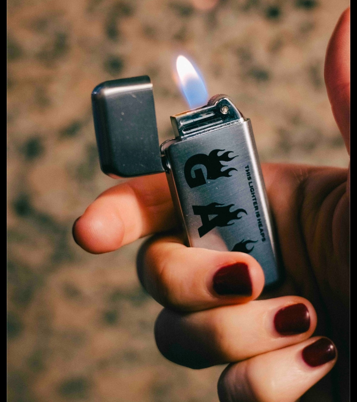 Heaps Gay Flaming Lighter